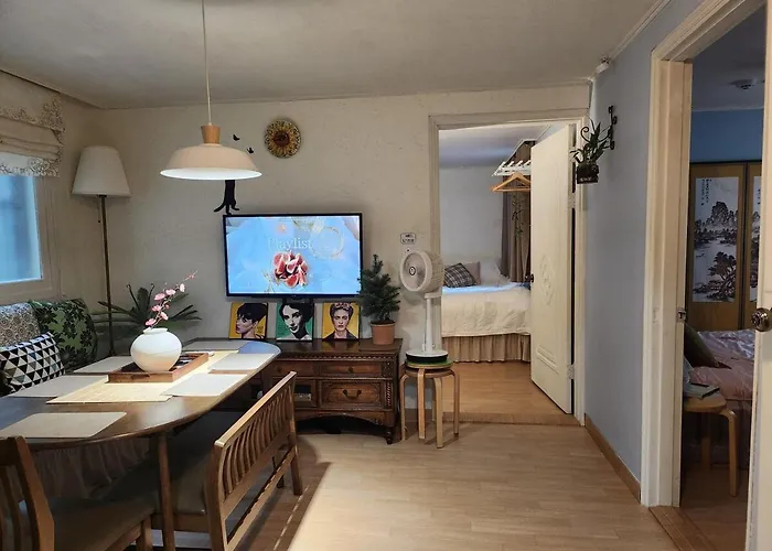 아파트 Zennyne 5 Minutes From Hyehwa Station 3 Queen Beds *